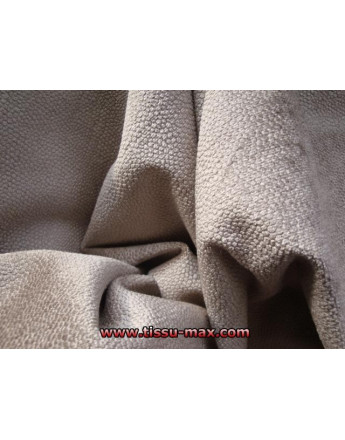 Tissu Gaufré Beige
