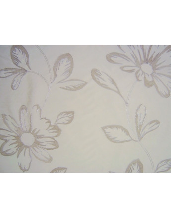 Tissu Ameublement Silver Bloom Oyster