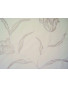Tissu Ameublement Silver Flower Oyster