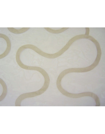 Tissu Ameublement Silver Curl Oyster