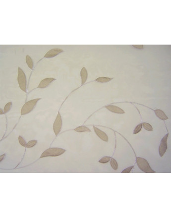 Tissu Ameublement Silver Leaf Oyster