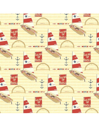 Tissu Nautilus Marin Nautilus 44743