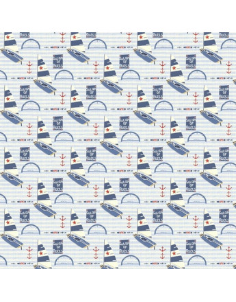 Tissu Nautilus Marin Nautilus 44744