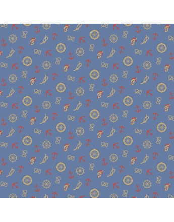 Tissu Nautilus Marin Timones 44755